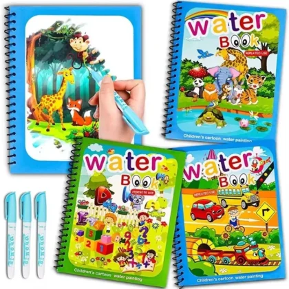 Drawing Coloring Books for Kids Magic Water Book with Pen